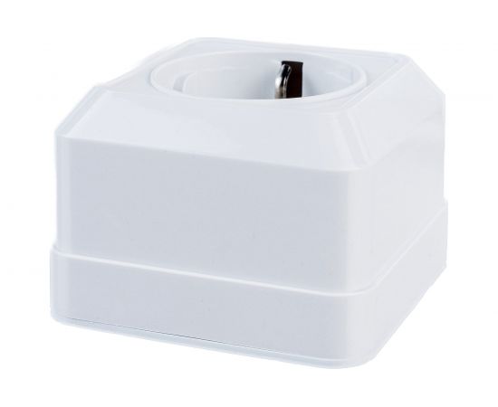 Розетка TDM 2П+3 открытой установки IP20 16А 250В керамика белая "Ладога" SQ1801-0111 – изображение 5