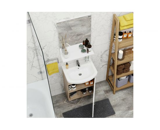 Тумба с раковиной Onika ЭКО-52 дуб сонома 105207 – изображение 7