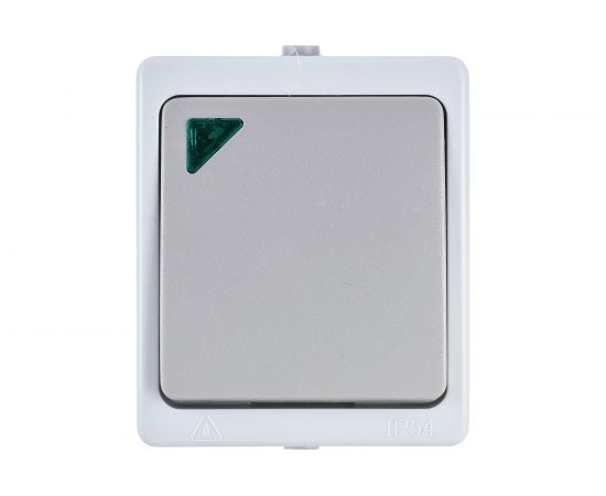 Проходной выключатель TDM Вуокса ОП IP54 одноклавишный с подсветкой SQ1803-0005 