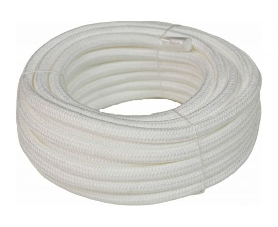 Капроновый фал truEnergy 8 мм, цветной/белый, шайба 10 м 12219 