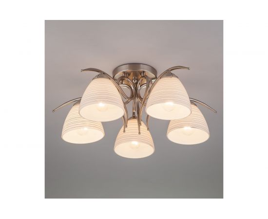 Потолочный светильник Eurosvet 30121 5 сатин никель 00000083441 