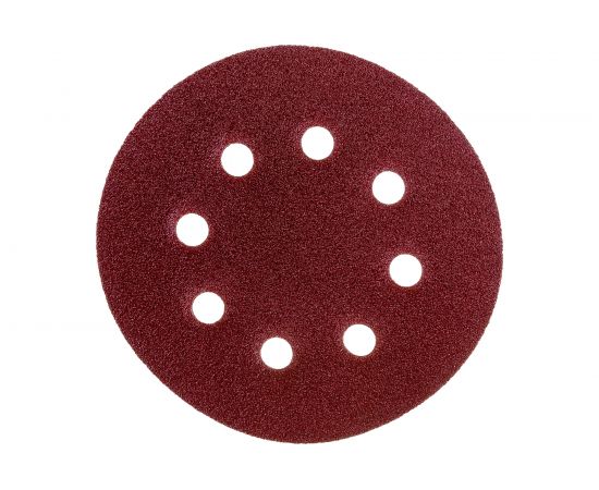 Диск абразивный на липучке 8 отверстий 125 мм, Р60, 100 шт Strong СТУ-20100060 