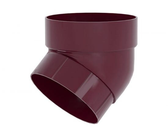 Колено трубы Grand Line 67 градусов, ПВХ GL, бордо RAL 3005 269483 