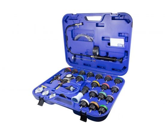 Набор приспособлений для тестирования систем охлаждения Forcekraft FK-922G1 27 предметов, 0-2.5 бар, в кейсе 50789 