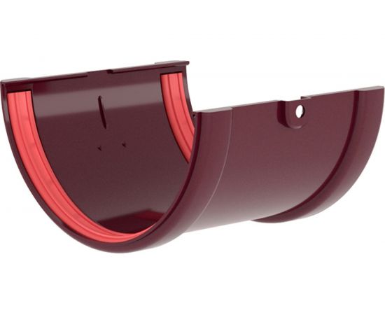 Соединитель желобов Grand Line ПВХ GL бордо RAL 3005 269486 