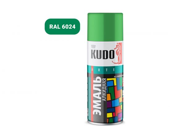 Универсальная эмаль KUDO светло-зеленая 54680 