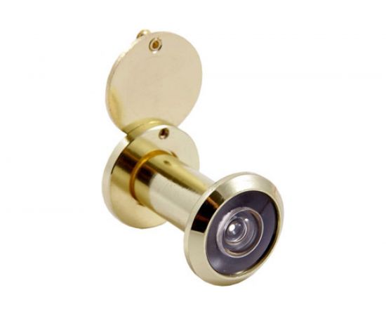 Дверной глазок Аллюр ГДШ-2 БШт 35-50 мм, d=16 мм, золото 1533 