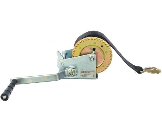 Барабанная лебедка (г/п 550кг, лента 15м) EURO-LIFT WH12-15 0011331 