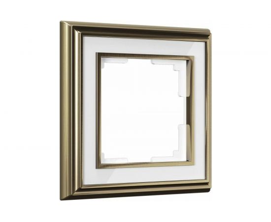 Рамка на 1 пост WERKEL WL17 Frame 01 бронза, белый a037682 