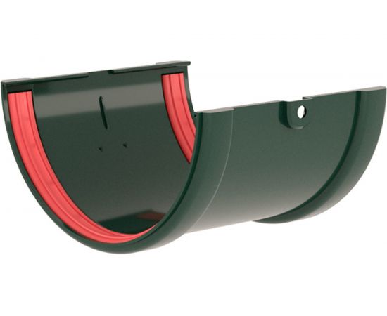 Соединитель желобов Grand Line ПВХ GL зелёный RAL 6005 267523 