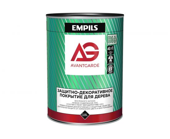 Защитно-декоративное покрытие для дерева Avantgarde бесцветное, 0.8 л, 0.8 кг 78023 