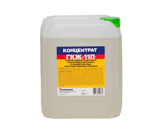 Гидрофобизатор ЗАО "Антисептик" ГКЖ-11П концентрат в канистре 5 литров 00-00003482 