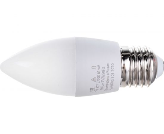 Светодиодная лампа SAFFIT SBC3707 Свеча E27 7W 2700K 55032 – изображение 2