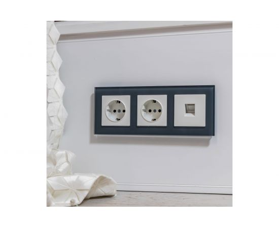 Телефонная розетка RJ-11 WERKEL белая W1182001 a051123 – изображение 2