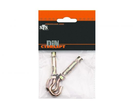 Анкерный болт с крюком SWFS 10х50, 2 шт. пакетик тов-111582 – изображение 2