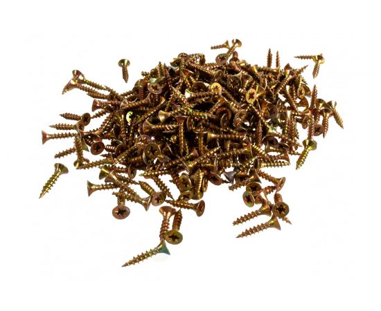 Шуруп Качественный КРЕПЕЖ желтый цинк 4,0x20, 360 шт. 0300455 КЧ – изображение 2