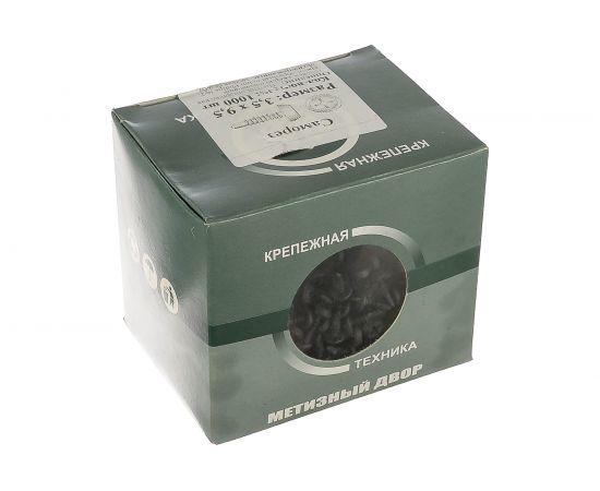Саморез клоп Метизный двор 3,5x9,5 оцинкованный, острый, 1000 шт. 4607159062840 – изображение 2