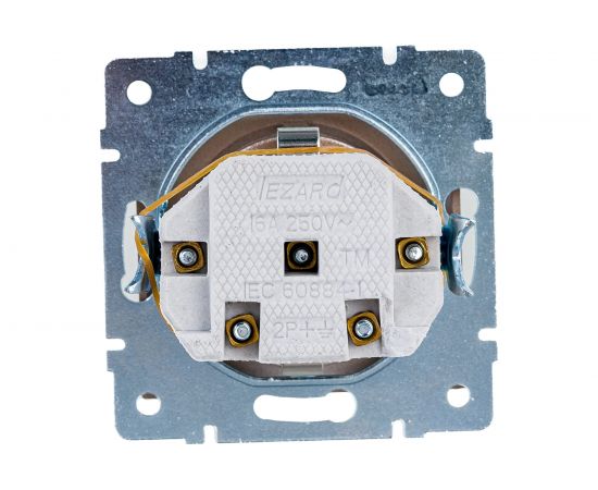 Розетка с защитой от детей Lezard RAIN керамика, цвет бронза, матовый 703-3188-124 – изображение 2