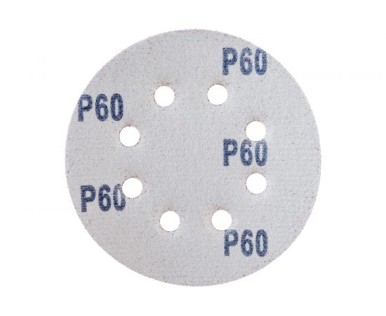 Диск абразивный на липучке 8 отверстий 125 мм, Р60, 100 шт Strong СТУ-20100060 – изображение 2