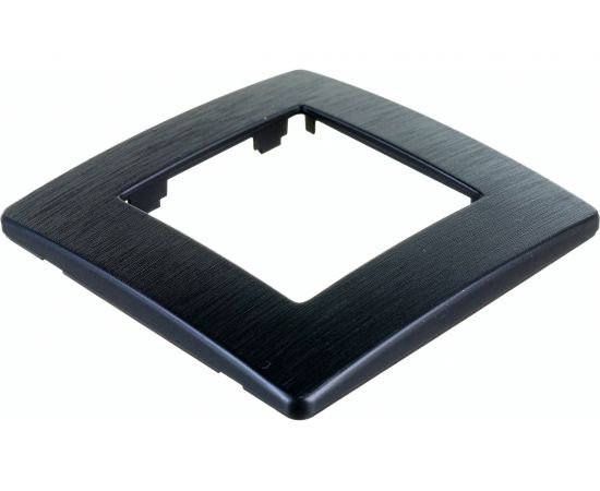 Рамка для розеток и выключателей ЭРА Серия 12 12510105 на 1 пост, Сатин, антрацит Б0052503 – изображение 3