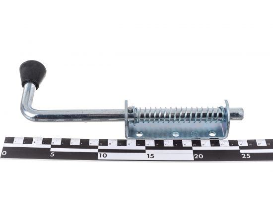 Дверная задвижка РемоКолор (оцинкованная; с пружинной; 260 мм) 70-0-152 – изображение 3