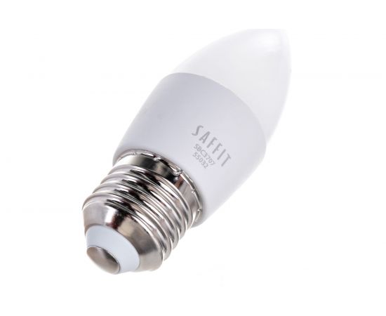 Светодиодная лампа SAFFIT SBC3707 Свеча E27 7W 2700K 55032 – изображение 4