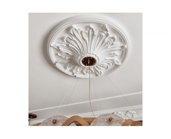 Потолочная розетка под люстру Artpole (гипсовая; цвет белый; диаметр 342 мм) SR71 – изображение 4