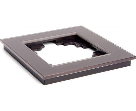 1-местная рамка STEKKER серия Катрин, GFR00-7001-04, шоколад 39535 – изображение 4