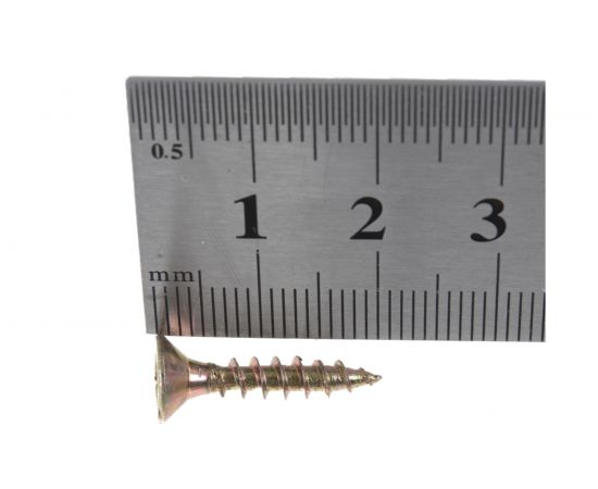 Шуруп Качественный КРЕПЕЖ желтый цинк 4,0x20, 360 шт. 0300455 КЧ – изображение 4