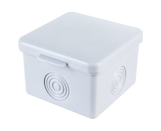 Распаячная коробка TDM ОП 65x65x50мм, крышка, IP54, 4вх., без гермовводов, инд. штрихкод SQ1401-0821 – изображение 5