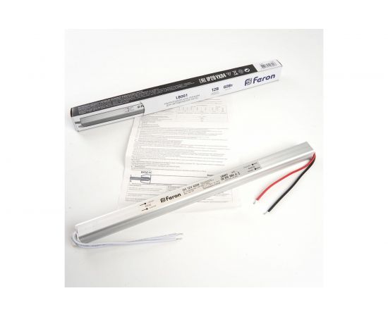 Электронный трансформатор FERON для светодиодной ленты 72W 12V (драйвер), LB001 48015 – изображение 6