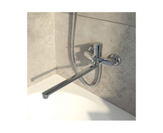 Смеситель для ванны IDDIS Torr TORSBL2i10WA с длинным изливом с керамическим дивертором – изображение 6