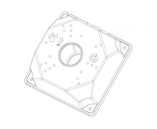 Накладная распределительная коробка Amatek AV-BB1F пластмассовая 7000314 – изображение 7