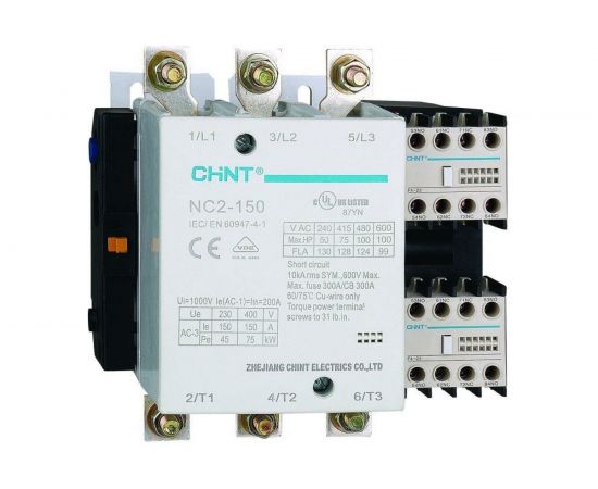Контактор CHINT NC2-150 150А 220-240В/АС3 50Гц (R) 671398 