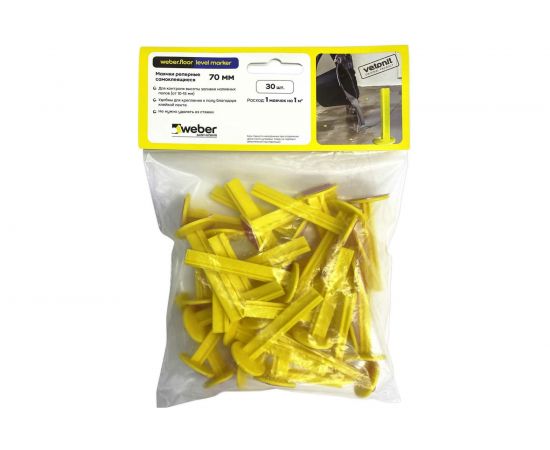 Реперные маячки для пола Vetonit level marker 30 шт 1025038 