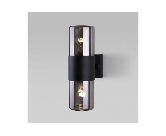 Садово-парковый светильник Elektrostandard 35125 D Roil чёрный дымчатый плафон a055636 