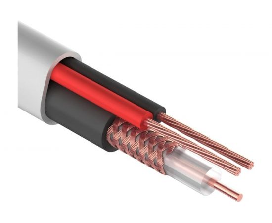 Кабель REXANT КВК-В-2+2x0,75 кв.мм Cu/Cu белый бухта 200 м 01-4101-1 