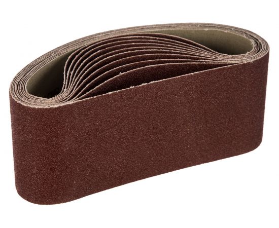 Шлифовальные ленты ЛБ 75х457 мм, А100, 14А, 10 шт. Tsunami D76107545714100 