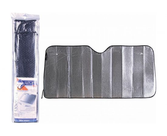 Солнцезащитная металлизированная штора Nova Bright, 130x60 см 46480 