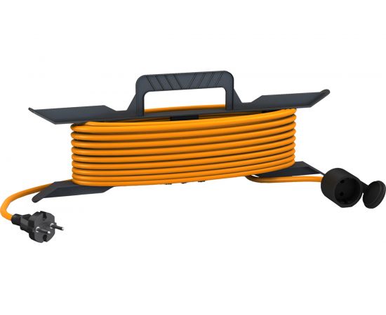 Удлинитель шнур Партнер-Электро GardenLine на рамке б/з ПВС 2х1 10A 20м IP 44 US202B-120OR 