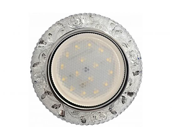 Потолочный встраиваемый светильник Спутник прозрачный/хром GX53 DECOR P Clear/Chrome 