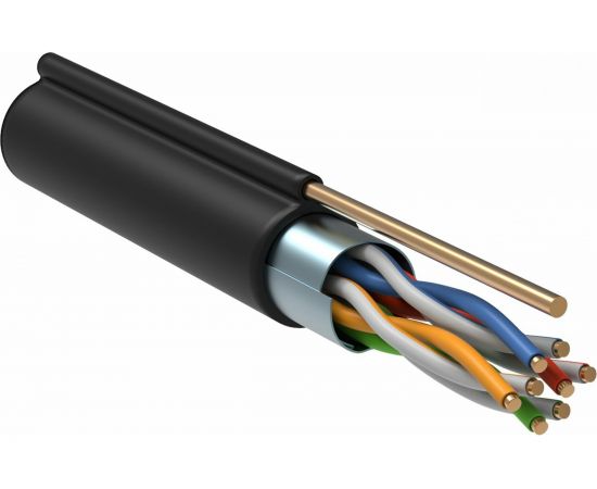 IEK ITK Витая пара F/UTP кат.5E 4х2х24AWG LDPE трос 1,2мм 305м LC3-C5E04-359 
