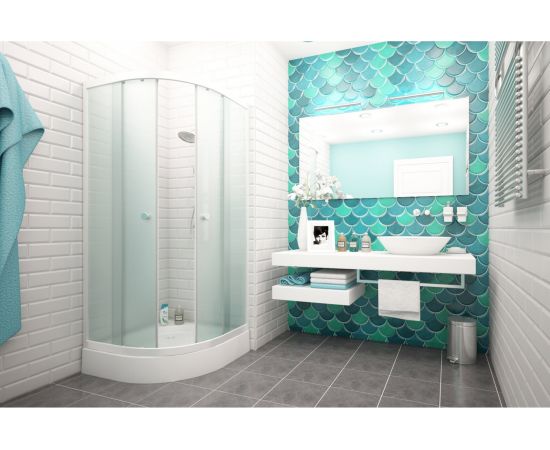 Метакам Душевое ограждение Classic 900 стекло матовое KSP_011744 – изображение 2