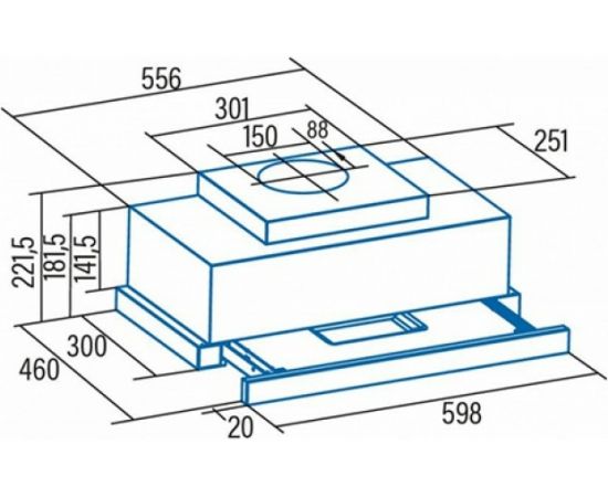 Кухонная вытяжка CATA TFH 6630 GWH 02010301 – изображение 2