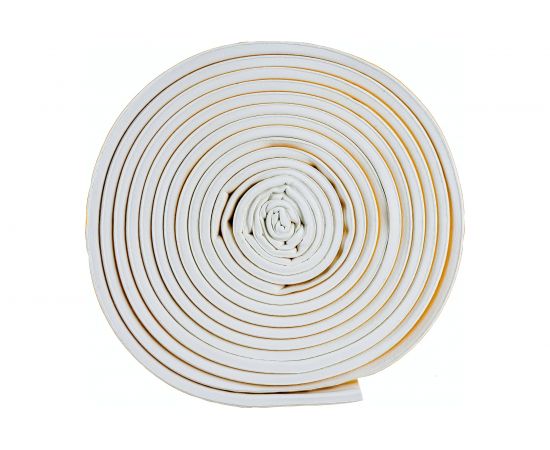 Самоклеящийся уплотнитель ZOOM Classic D (9х7.5 мм; белый; 10 м) 02-2-4-151 – изображение 2