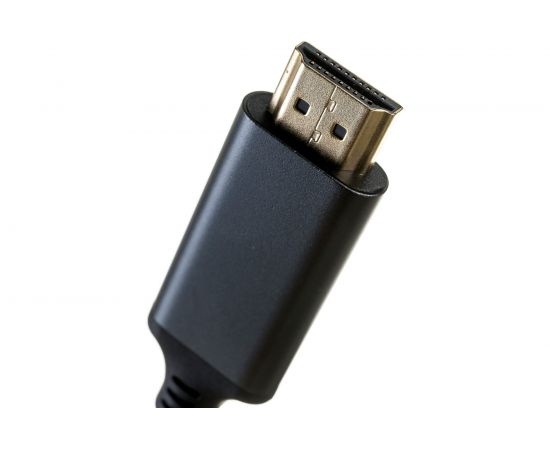 Кабель DisplayPort->HDMI Cablexpert 4K, 1.8м, 20M/19M, черный, экран, пакет CC-DP-HDMI-4K-6 – изображение 3