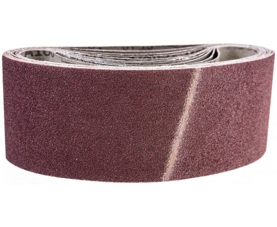 Шлифовальные ленты ЛБ 75х457 мм, А100, 14А, 10 шт. Tsunami D76107545714100 – изображение 3