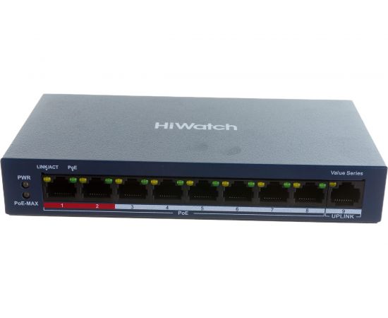Коммутатор HiWatch DS-S908P В 00-00003625 – изображение 3