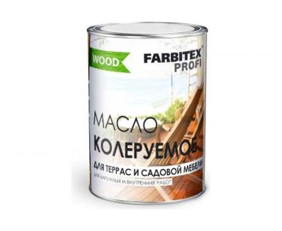 Колеруемое масло для террас и садовой мебели FARBITEX (палисандр; 0.9 л) 4300005052 – изображение 3