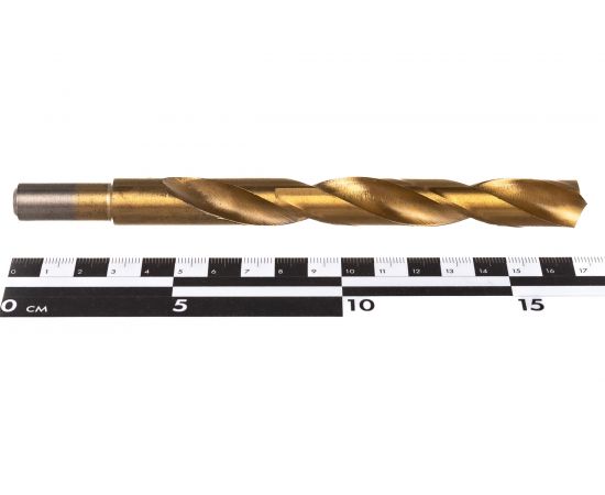 Сверло по металлу (16 мм; Р6М5; покрытие титан+кобальт) vertextools 666-16 – изображение 3